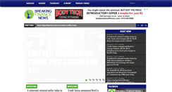Desktop Screenshot of breakingfinancenews.com