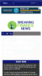 Mobile Screenshot of breakingfinancenews.com
